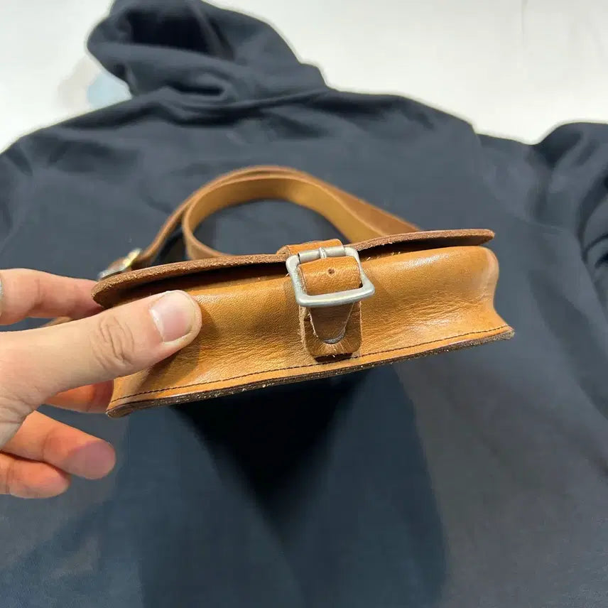 [BUNJANG] Yoshida Porter Baron Leather Crossbody Shoulder Bag / 요시다 포터 바론 가죽 크로스백 숄더백 Z16