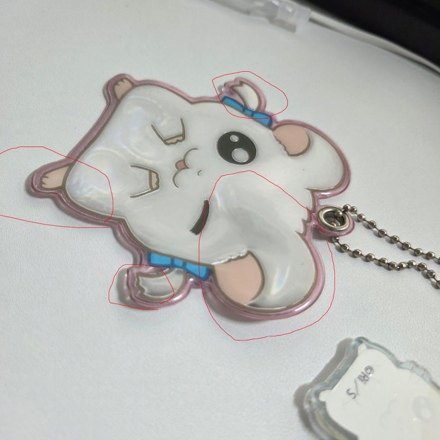 [BUNJANG] Hamtaro Ribon Charm / 고전 햄토리 햄타로 리본 챰 방가방가 햄토리