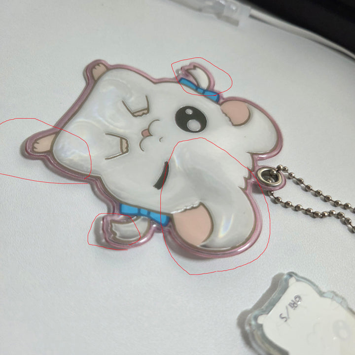 [BUNJANG] Hamtaro Ribon Charm / 고전 햄토리 햄타로 리본 챰 방가방가 햄토리