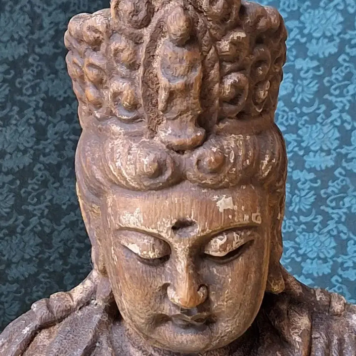 [BUNJANG] Wooden Buddha Statue / 연대감좋은  목불 부처님