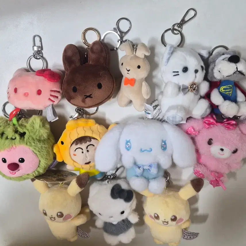 [BUNJANG] Plushie Charm Set / 인형 키링 저렴하게 데려가세요 :)
