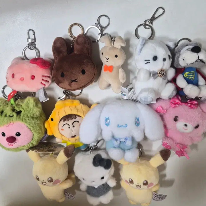 [BUNJANG] Plushie Charm Set / 인형 키링 저렴하게 데려가세요 :)