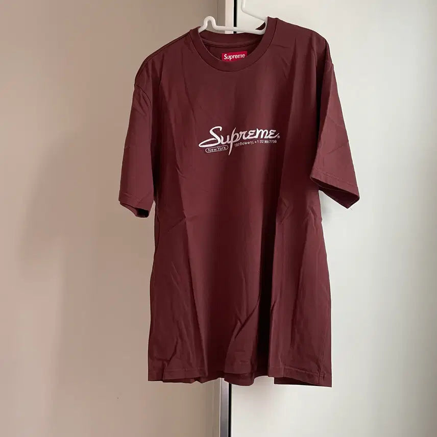 [BUNJANG] Supreme 24SS Contact Short Sleeve Top Brown / 24SS 슈프림 컨택트 숏슬리브 탑 브라운