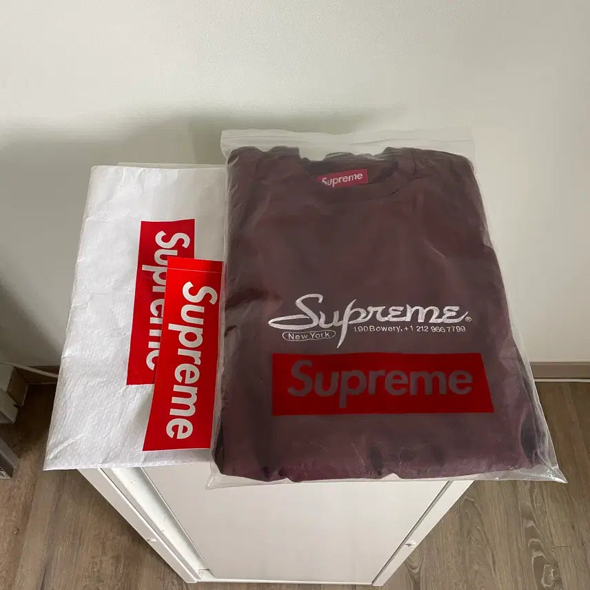 [BUNJANG] Supreme 24SS Contact Short Sleeve Top Brown / 24SS 슈프림 컨택트 숏슬리브 탑 브라운