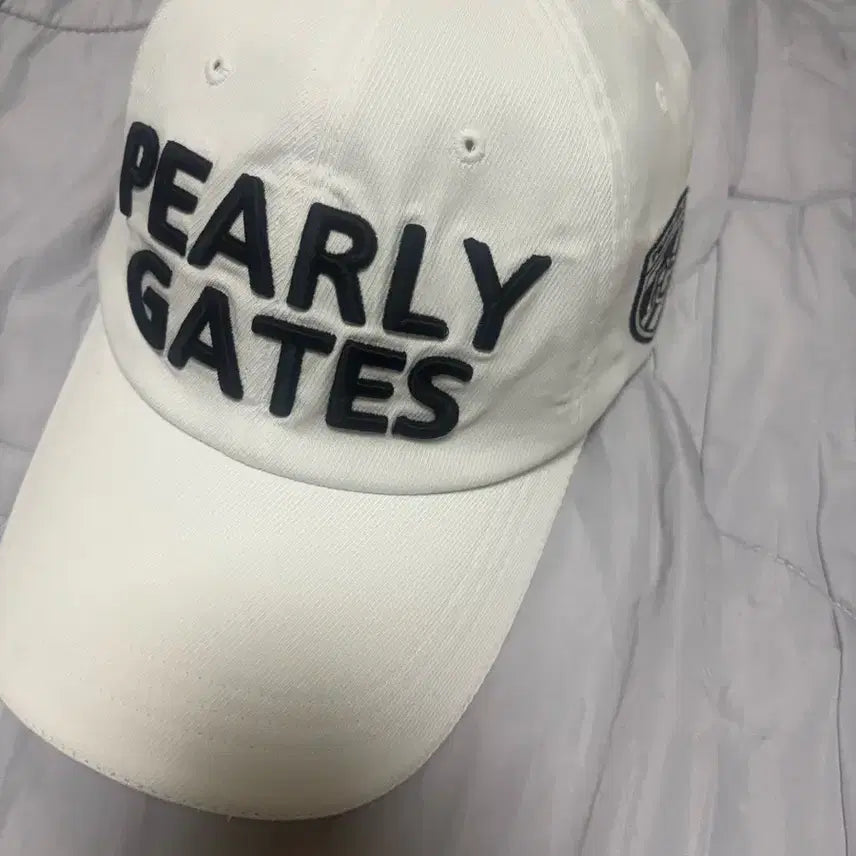 [BUNJANG] Pargates White Ball Cap / 파리게이츠 화이트 볼캡 모자(상태좋음)
