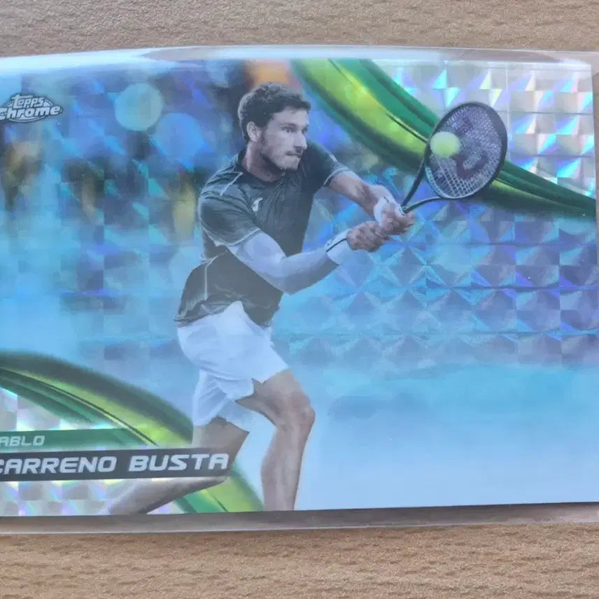 [BUNJANG] 2025 Top Chrome Tennis Pablo Carreño Busta Geometric Refractor Card / 2025 탑스크롬 테니스 파블로 카레노 부스타 지오메트릭 리프렉터카드