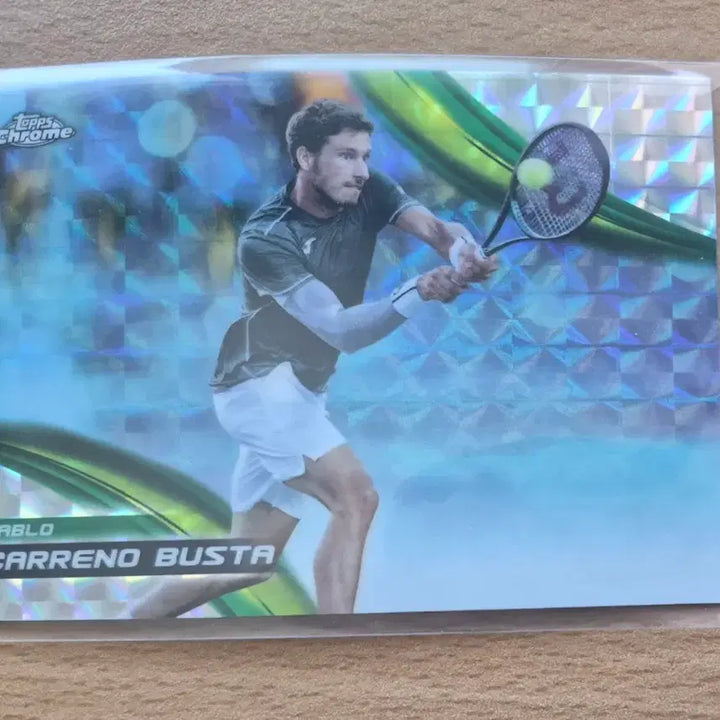 [BUNJANG] 2025 Top Chrome Tennis Pablo Carreño Busta Geometric Refractor Card / 2025 탑스크롬 테니스 파블로 카레노 부스타 지오메트릭 리프렉터카드