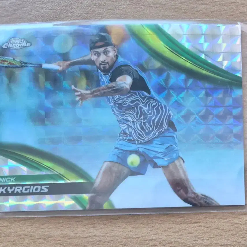 [BUNJANG] 2025 Topps Chrome Tennis Nick Kyrgios Geometric Refractor Card / 2025 탑스크롬 테니스 닉 키리오스 지오메트릭 리프렉터카드 판매