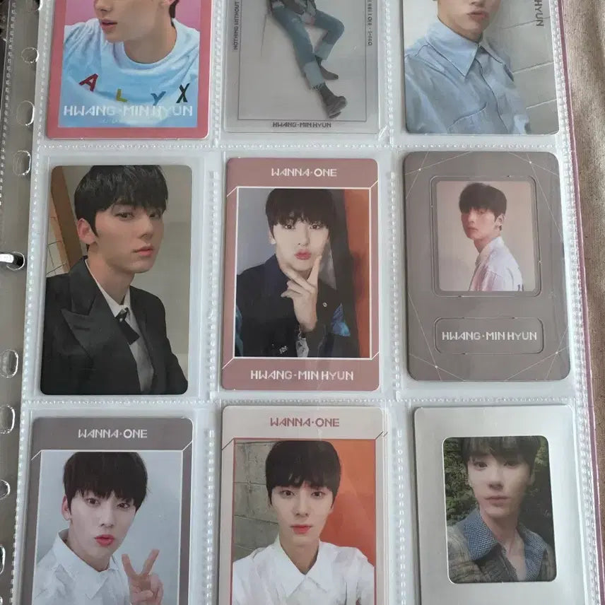 [BUNJANG] Wanna One Hwang Minhyun Bundle Set Photocard / 일괄) 워너원 황민현 포토카드