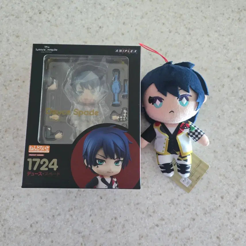 [BUNJANG] Twisted-Wonderland Deuce Nendoroid &amp; Dorm Uniform Mascot Plush Bundle / 트위스테 듀스 넨도로이드 넨도 + 기숙사복 마스코트 누이 일괄
