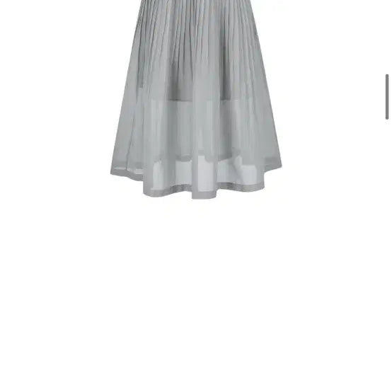 [BUNJANG] Amomento Pleats Midi Skirt Grey / 아모멘토 플리츠 미디 스커트 그레이(택없는 새상품)