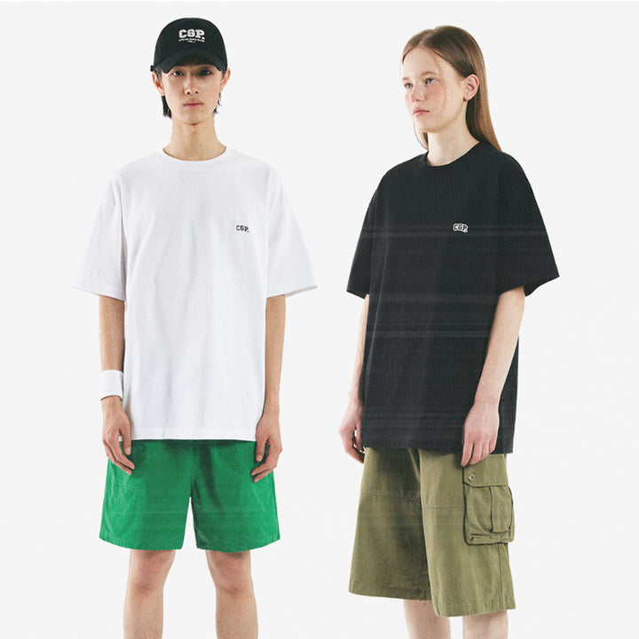 [BUNJANG] Code Graphy Cool Cotton Logo T-shirt 2-Pack (XL) / [거의 새상품] 코드그라피 쿨코튼 로고 반팔 티셔츠 2pack
