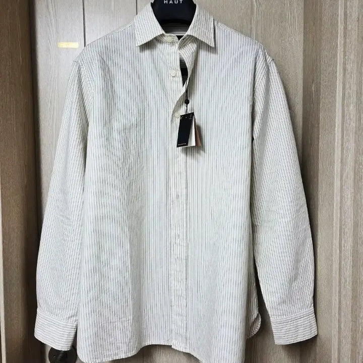 [BUNJANG] Massimo Dutti Striped Cotton Shirt / 새상품) 마시모두띠 스트라이프 코튼 셔츠