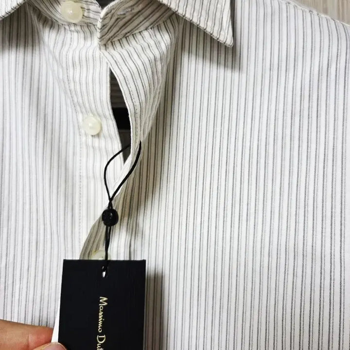 [BUNJANG] Massimo Dutti Striped Cotton Shirt / 새상품) 마시모두띠 스트라이프 코튼 셔츠