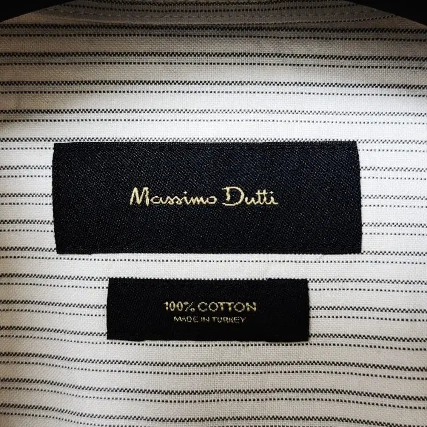 [BUNJANG] Massimo Dutti Striped Cotton Shirt / 새상품) 마시모두띠 스트라이프 코튼 셔츠