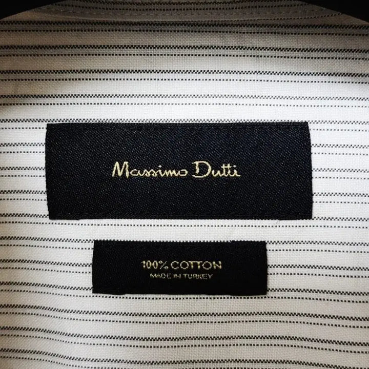 [BUNJANG] Massimo Dutti Striped Cotton Shirt / 새상품) 마시모두띠 스트라이프 코튼 셔츠