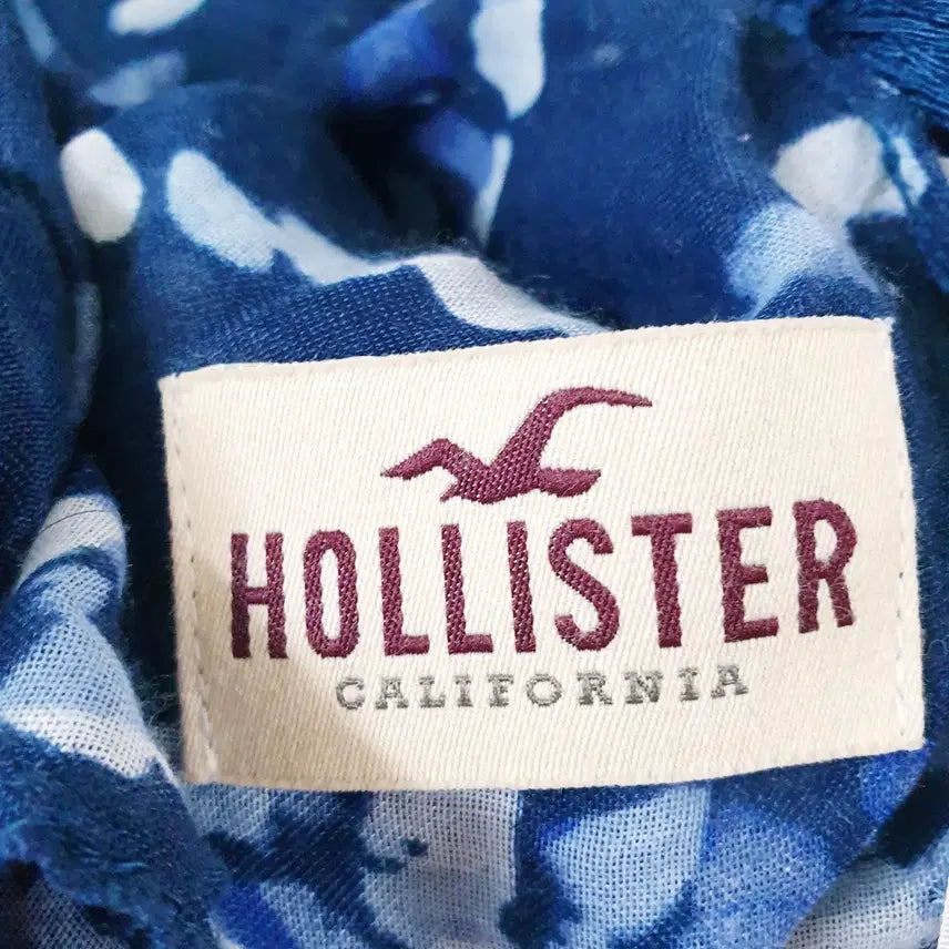 [BUNJANG] Hollister Diamond Pattern Scarf Muffler Blue / 홀리스터 마름모 스카프 머플러 블루