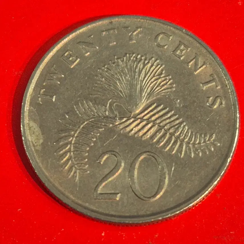 [BUNJANG] 1987 Singapore 20 Cents Coin / 1987 싱가포르 20센트 동전 M2402