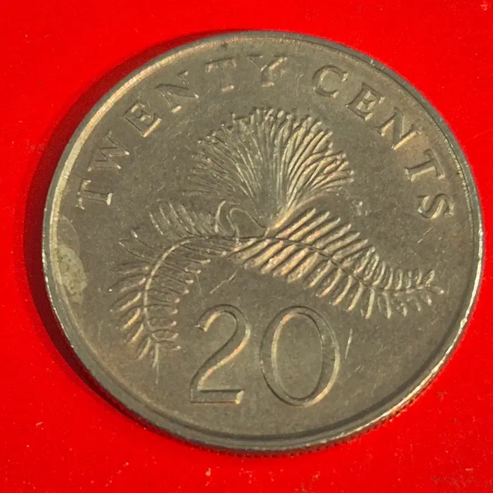 [BUNJANG] 1987 Singapore 20 Cents Coin / 1987 싱가포르 20센트 동전 M2402