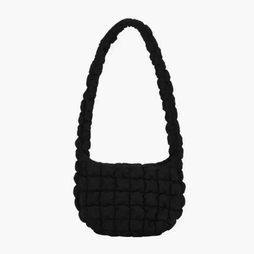 [BUNJANG] COS Quilted Messenger Bag Black / 새상품- 코스 퀄티드 메신저백 블랙, 코스 가방