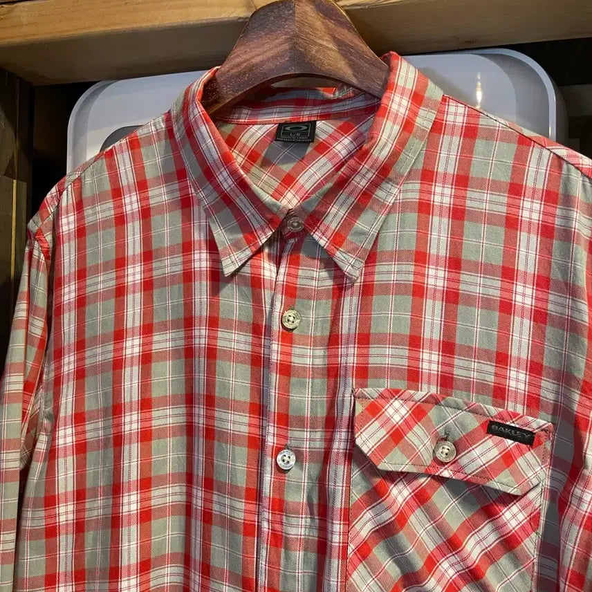 [BUNJANG] Oakley Check Shirt / 오클리 체크셔츠