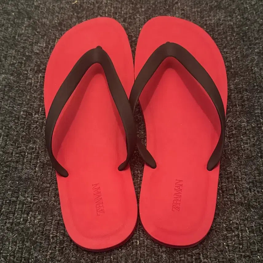 [BUNJANG] Zara x Aaron Levine Strap Sandals Red / 자라 X 애런 리바인 스트랩 샌들 레드 [44]