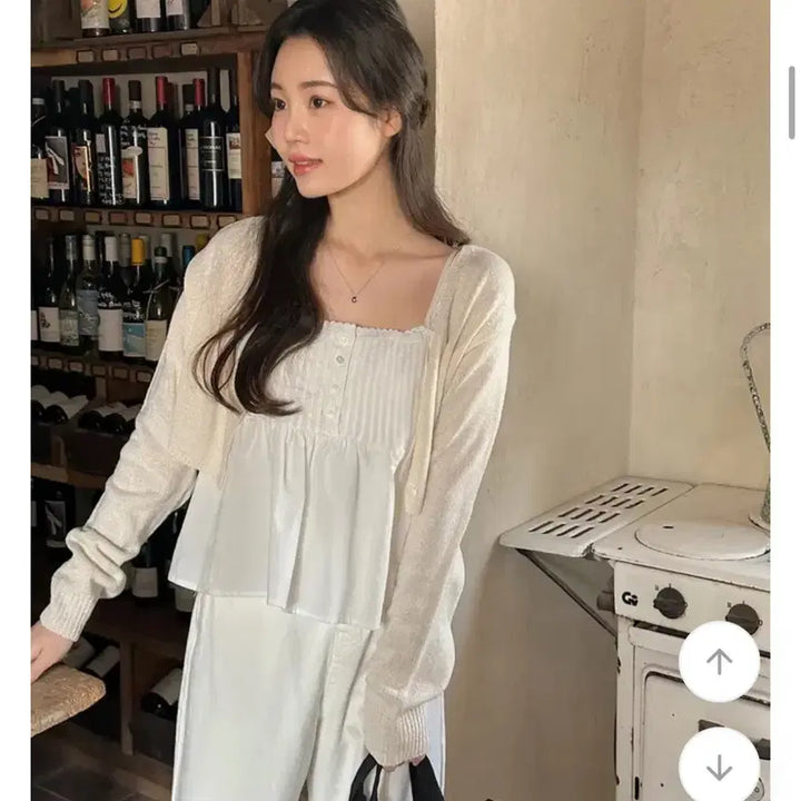 [BUNJANG] Shopperland Crop Cardigan / 쇼퍼랜드 크롭 가디건