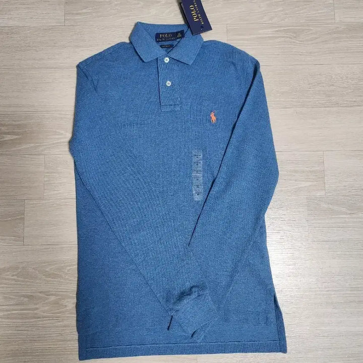 [BUNJANG] Polo Ralph Lauren Long Sleeve Polo Shirt Light Blue S / 폴로 랄프로렌 긴팔 카라티 연청색S