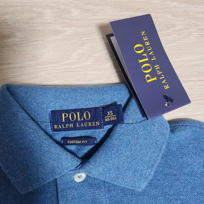 [BUNJANG] Polo Ralph Lauren Long Sleeve Polo Shirt Light Blue S / 폴로 랄프로렌 긴팔 카라티 연청색S