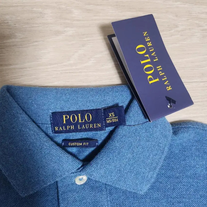 [BUNJANG] Polo Ralph Lauren Long Sleeve Polo Shirt Light Blue S / 폴로 랄프로렌 긴팔 카라티 연청색S