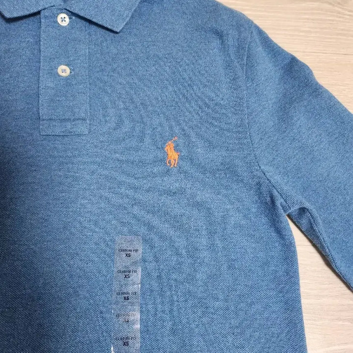 [BUNJANG] Polo Ralph Lauren Long Sleeve Polo Shirt Light Blue S / 폴로 랄프로렌 긴팔 카라티 연청색S