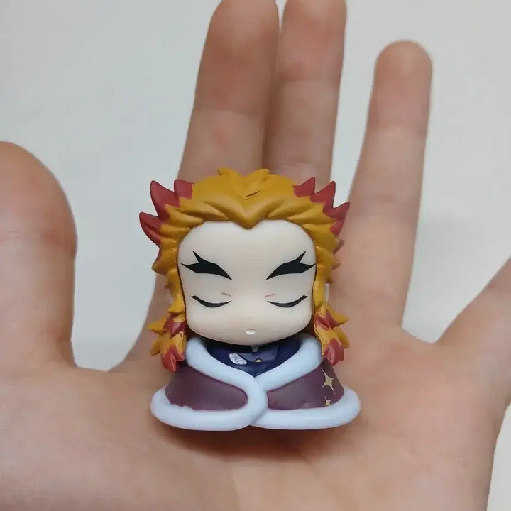 [BUNJANG] Demon Slayer Kyojuro Rengoku Onemutan Gacha Figure / (!희귀!) 귀멸의 칼날 렌고쿠 쿄쥬로 가챠 오네무탄 피규어
