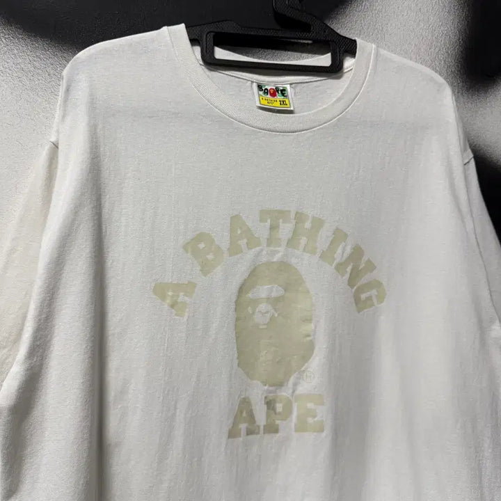 [BUNJANG] BAPE College Printing Short Sleeve T-Shirt / 정품 베이프 컬리지 프린팅 반팔 티셔츠