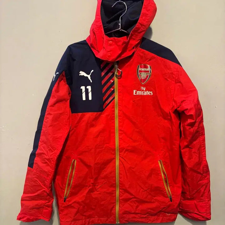 [BUNJANG] Puma Arsenal Authentic Windbreaker / 푸마 아스날 정품 바람막이