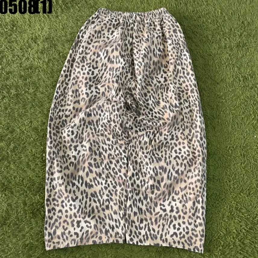 [BUNJANG] Vintage Leopard Print Pants / 레오파드 팬츠