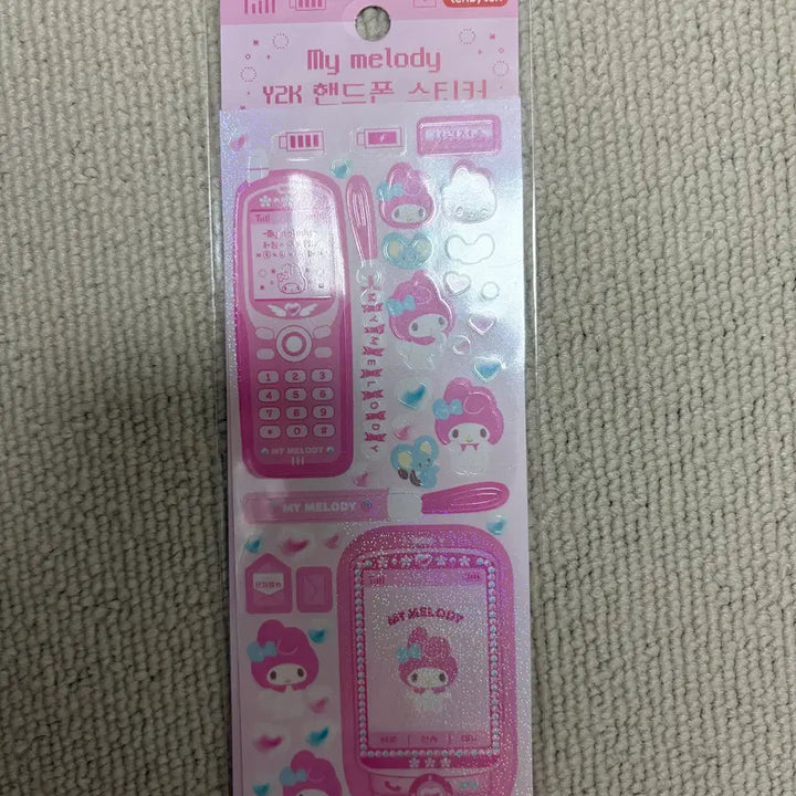 [BUNJANG] Sanrio My Melody Y2K Cellphone Stickers / 텐바이텐 산리오 마이멜로디 y2k 핸드폰 스티커
