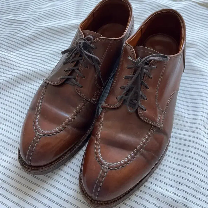 [BUNJANG] Alden Cordovan Split Toe Blucher Shoes US 9.5 / 알든 코도반 스플릿토 블루처 탄 9.5 (270)