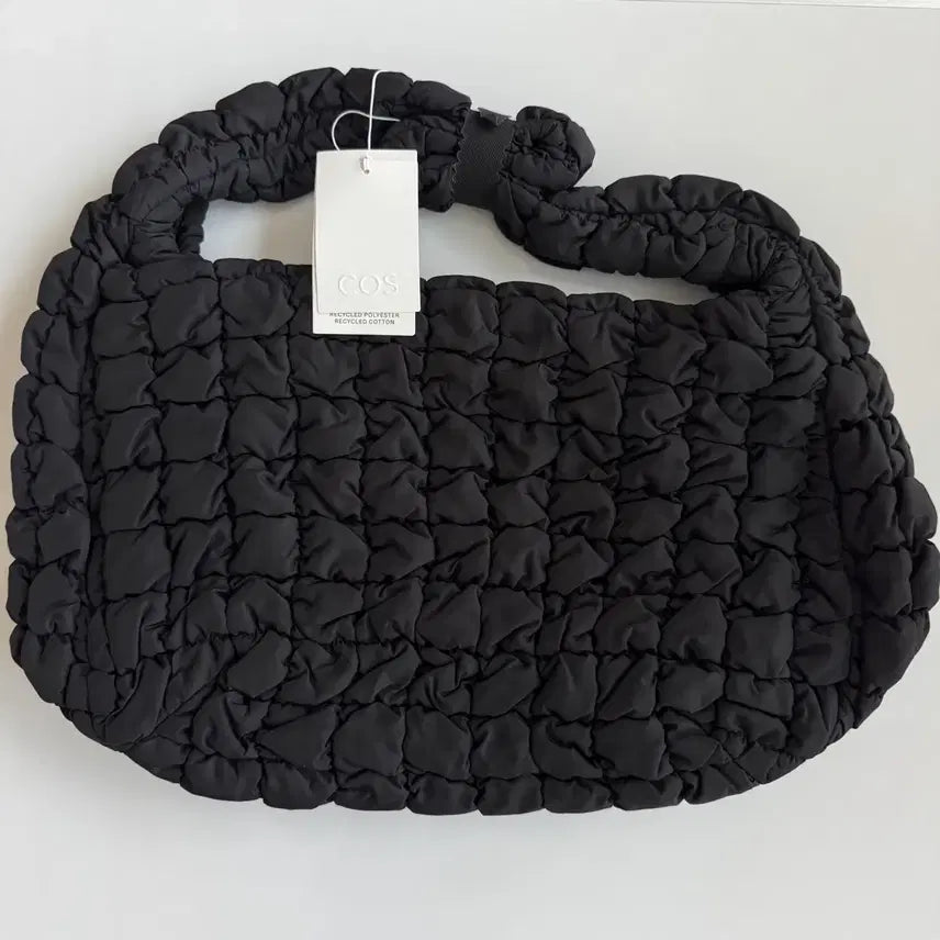 [BUNJANG] COS Oversized Quilted Cloud Bag Black / 새상품-코스 오버사이즈 구름백 블랙, 퀄티드 크로스백 퀄팅백 구름빵 가방