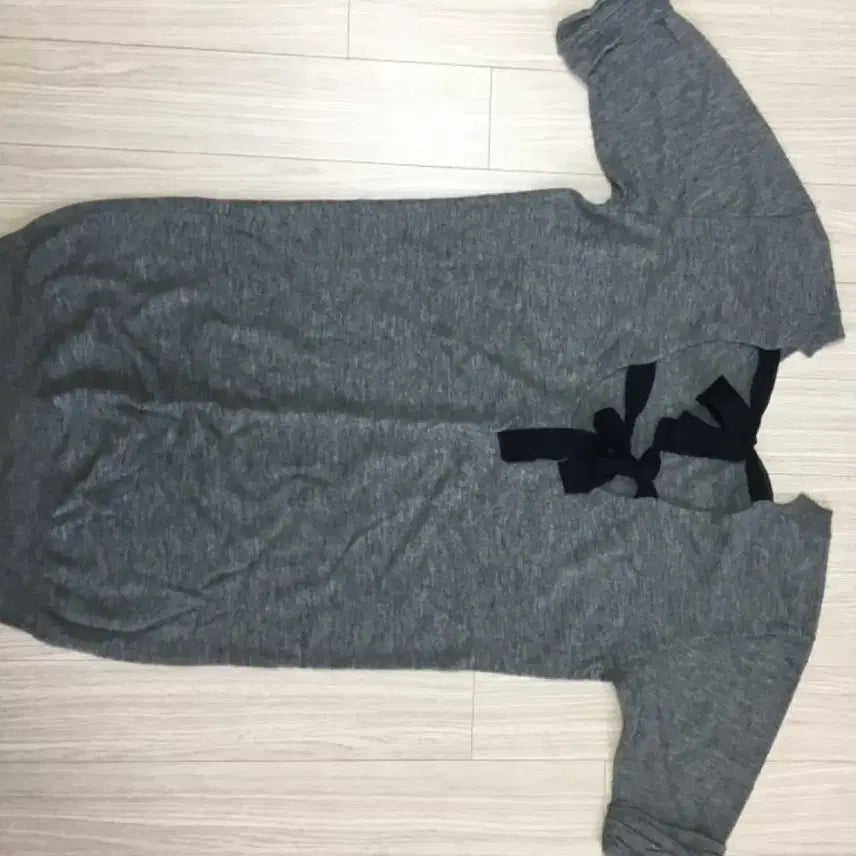 [BUNJANG] 3.1 Phillip Lim Back Tie Cashmere Dress - Gray / 필립림 3.1 Phillip Lim 백 타이 캐시미어 원피스 GRAY