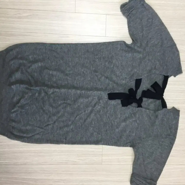 [BUNJANG] 3.1 Phillip Lim Back Tie Cashmere Dress - Gray / 필립림 3.1 Phillip Lim 백 타이 캐시미어 원피스 GRAY