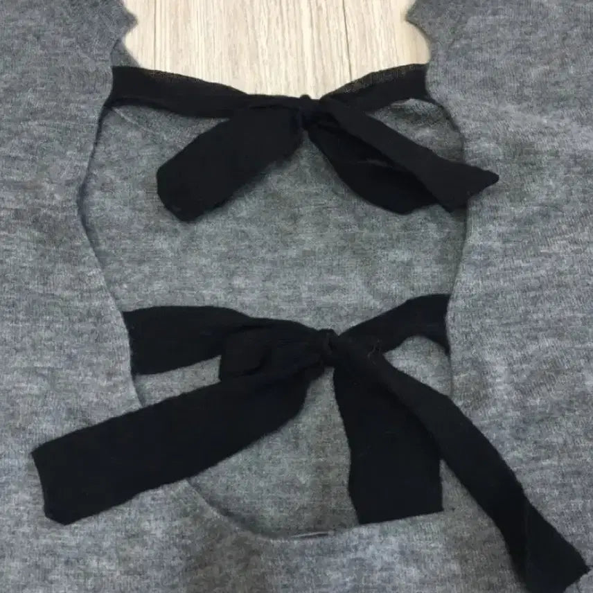 [BUNJANG] 3.1 Phillip Lim Back Tie Cashmere Dress - Gray / 필립림 3.1 Phillip Lim 백 타이 캐시미어 원피스 GRAY