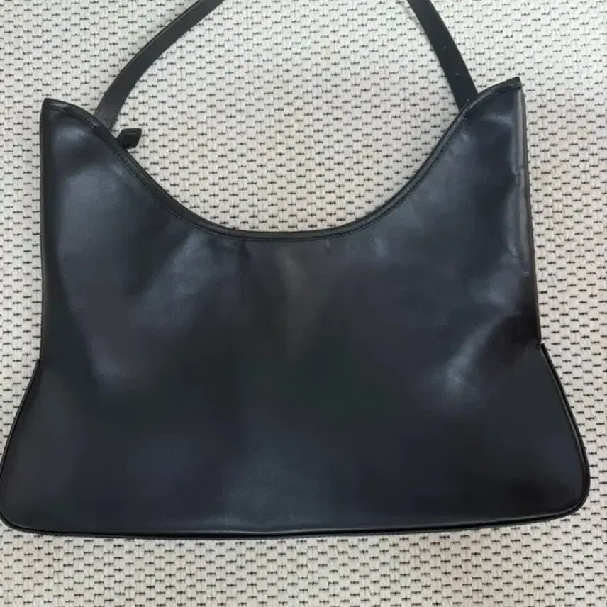 [BUNJANG] Smoothmood Etna Wide Black Shoulder Bag / 스무스무드 에트나 와이드 블랙 숄더백