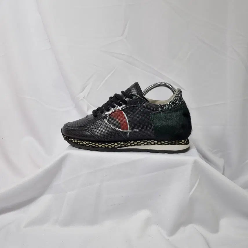 [BUNJANG] Vintage Heseo x Philippe Model Vigna Cheetah Glitter Sneakers / 빈티지하서 36 230 필립모델 VIGNA 송치 글리터 스니커즈