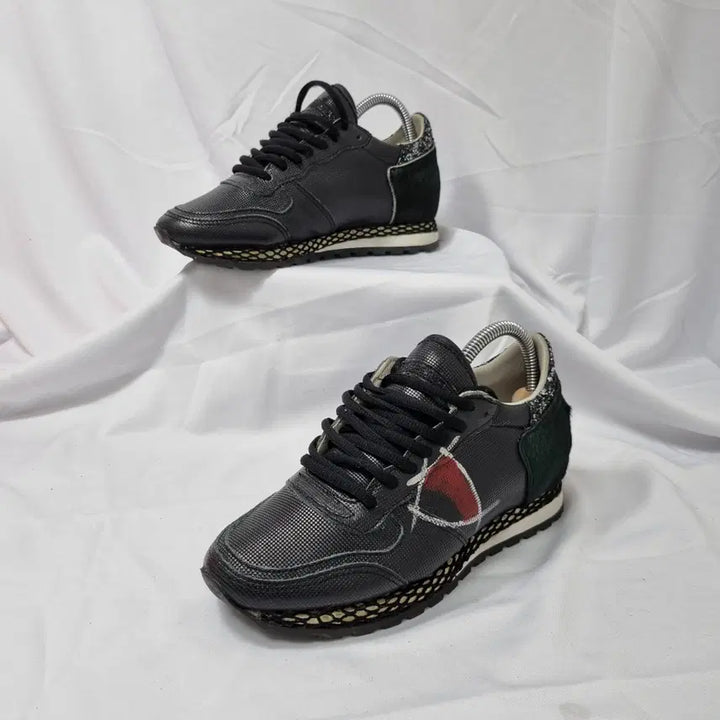 [BUNJANG] Vintage Heseo x Philippe Model Vigna Cheetah Glitter Sneakers / 빈티지하서 36 230 필립모델 VIGNA 송치 글리터 스니커즈