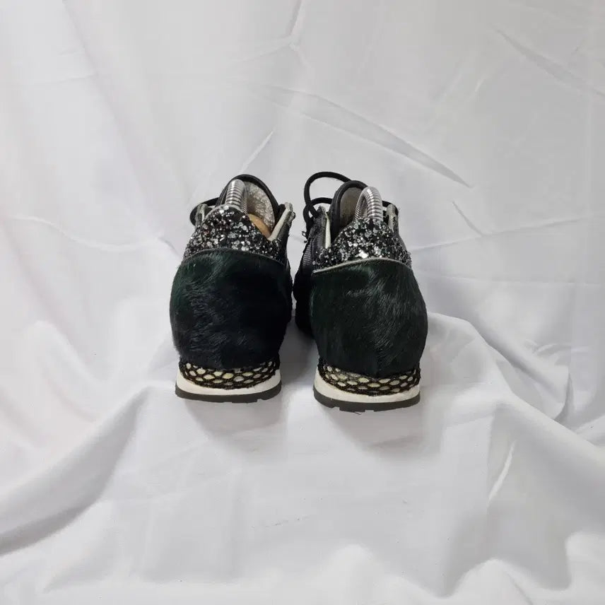 [BUNJANG] Vintage Heseo x Philippe Model Vigna Cheetah Glitter Sneakers / 빈티지하서 36 230 필립모델 VIGNA 송치 글리터 스니커즈
