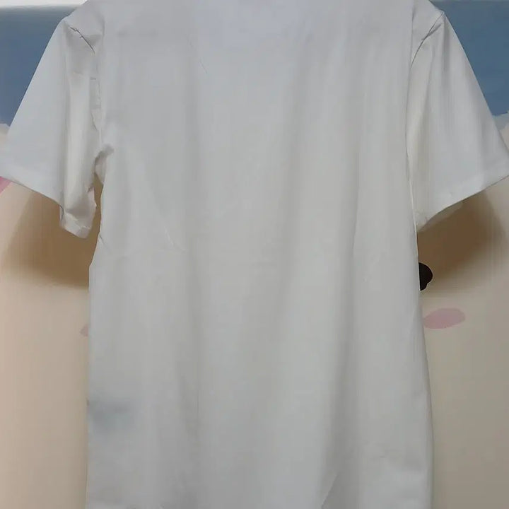 [BUNJANG] White Rose Round Short Sleeve T-Shirt - L / (L) 화이트 로즈 라운드 반팔티