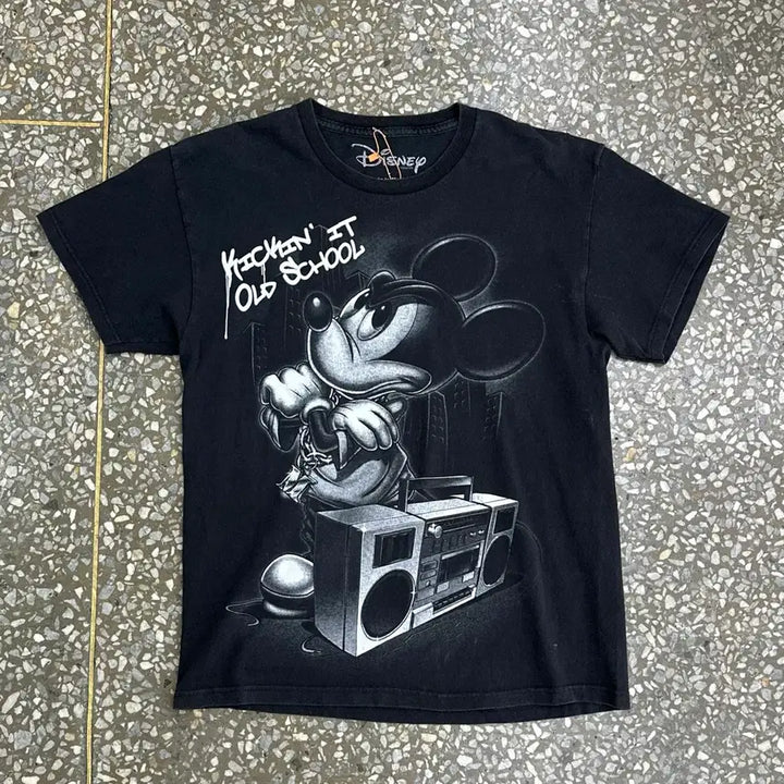 [BUNJANG] Disney Mickey Mouse Old School T-Shirt L / 디즈니 미키 마우스 올드스쿨 티셔츠 L
