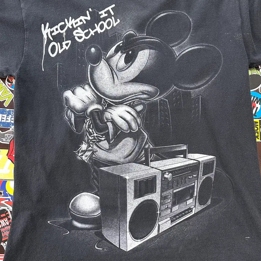 [BUNJANG] Disney Mickey Mouse Old School T-Shirt L / 디즈니 미키 마우스 올드스쿨 티셔츠 L