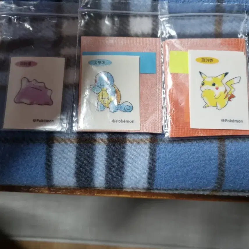 [BUNJANG] Pokemon Bread Stickers / 포켓몬 신빵 띠부씰