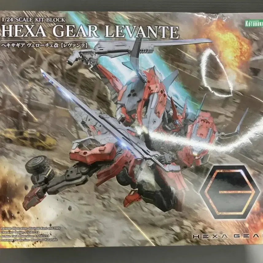 [BUNJANG] Kotobukiya Hexa Gear Levante 1/24 Scale Plastic Model Kit / 코토부키야 헥사기어 레반테 1/24 스케일